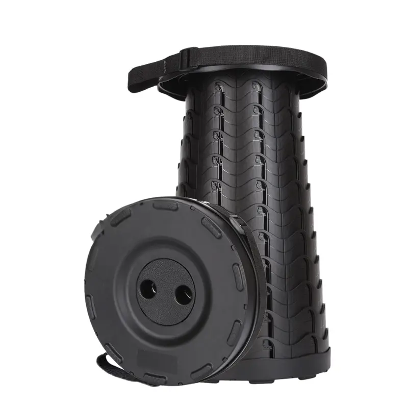 Collapsible Telescoping Stool – Compact Portable Seat for Hiking, Camping & Travel